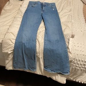high waisted flare jeans!
